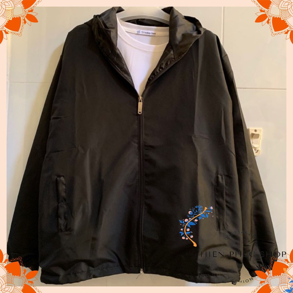 Áo khoác dù có túi khoá kéo