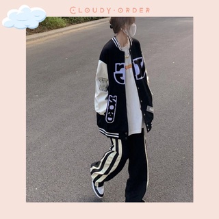 Áo Khoác Bomber, Áo khoác Varisty Bóng Chày Nam Nữ Hàng Quảng Châu Loại 1