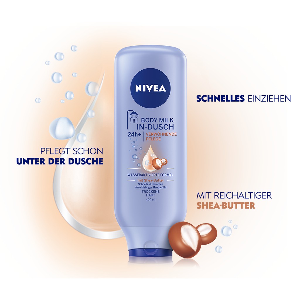 Kem xả tắm Nivea 400ML – Nội địa Đức