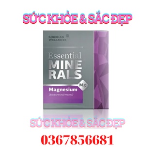 Magie Siberian - Viên uống giúp ngủ ngon Essential Minerals Magnesium Siberian Health Nga - 60 viên