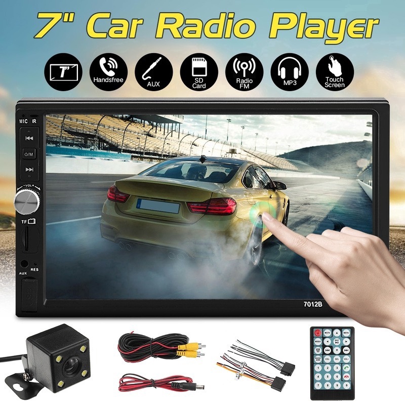 Máy nghe nhạc MP5 màn hình cảm ứng 7inch đa chức năng cho xe ô tô