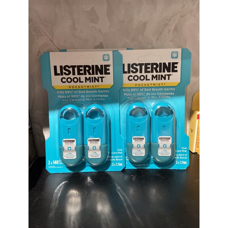 Xịt thơm miệng Listerine 7.7ml Mỹ