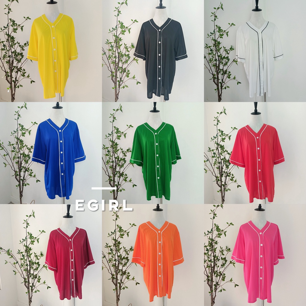 Áo khoác bóng chày,áo thun bóng chày unisex dáng rộng oversize nặng động cho nam nữ full 9 màu