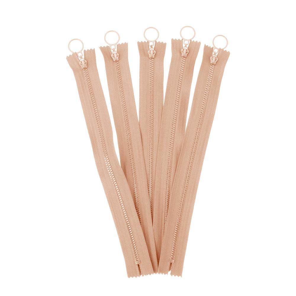 DIACHAVN Set 5 Dây Khóa Kéo Nylon Màu Kẹo Dành Cho Thợ May DIY