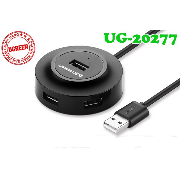 Bộ chia USB 2.0 ra 4 cổng - Hub USB 2.0 Ugreen 20277