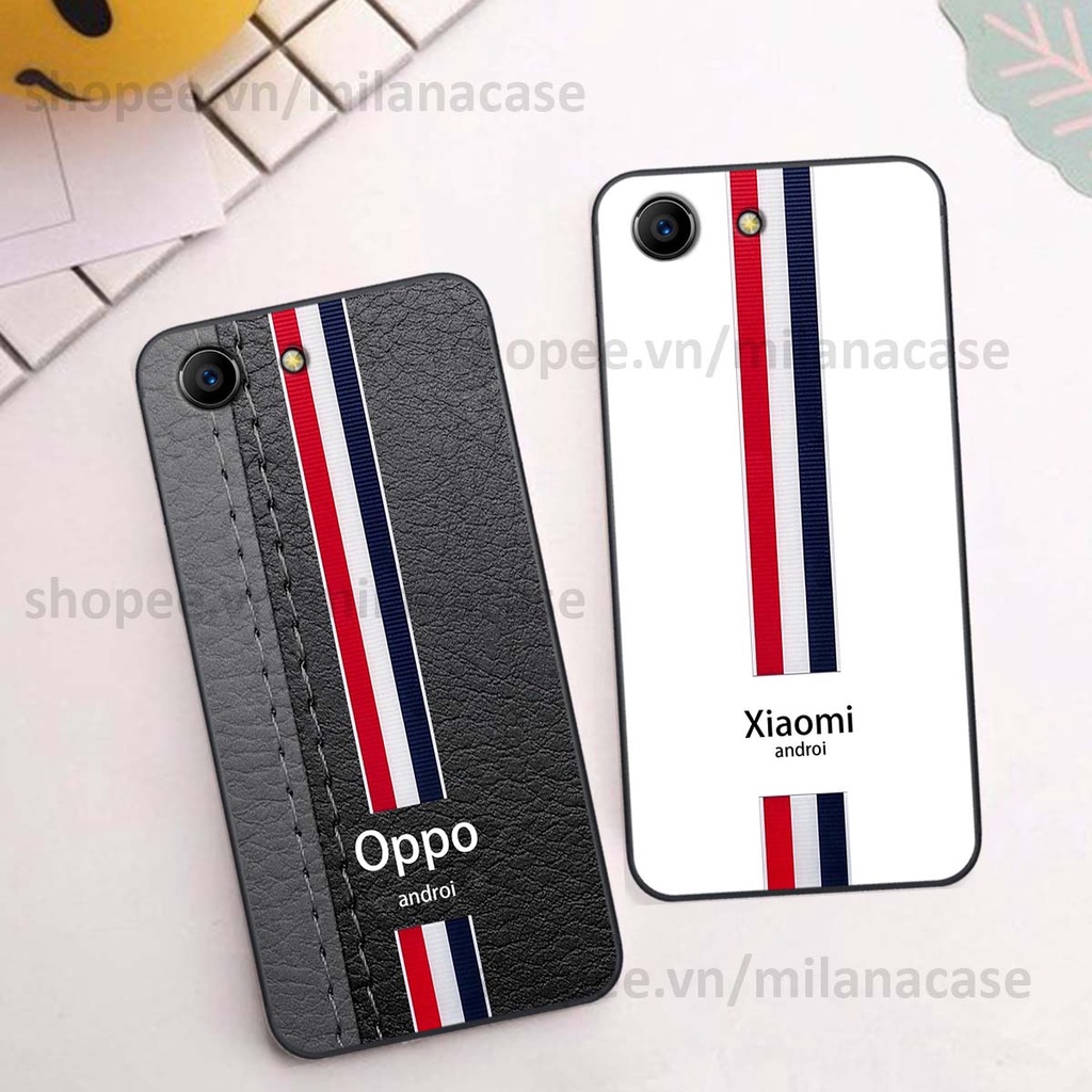 Ốp Oppo F1s / F3 / F3 Lite / F3 Plus in giả da phong cách thể thao, cá tính, thời trang