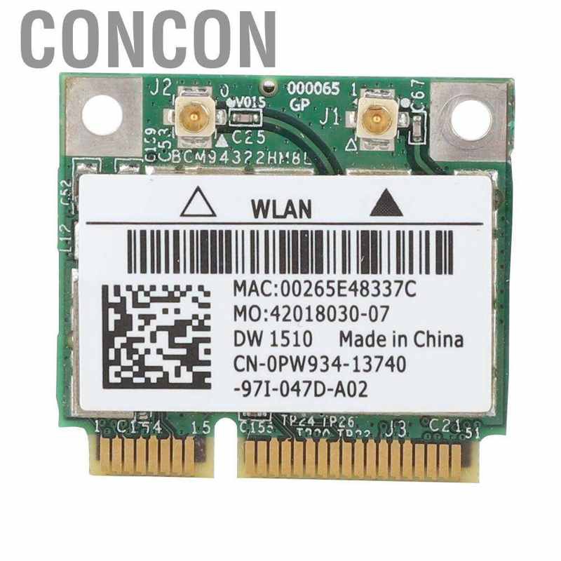 Card Mạng Không Dây Bcm94322Hm8L Dw1510 Dual Band 300mbps Cho Dell E4200 E5500