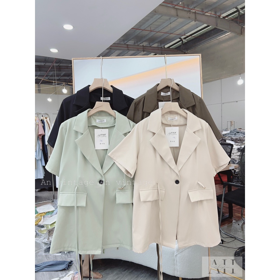 Áo Blazer dây eo (6096) (ảnh tự chụp)