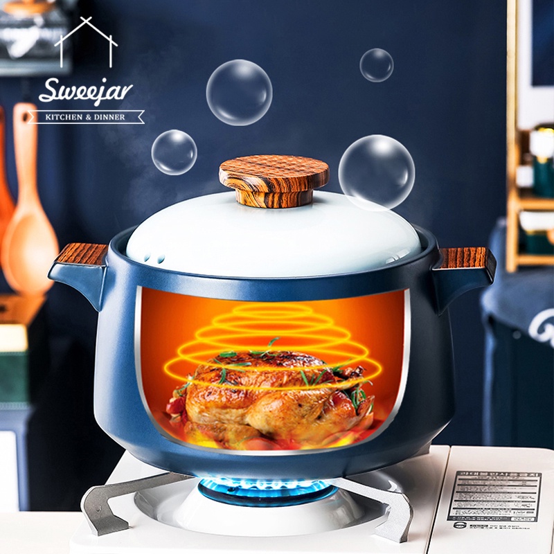 Nồi SWEEJAR bằng gốm có nắp đậy chất lượng cao