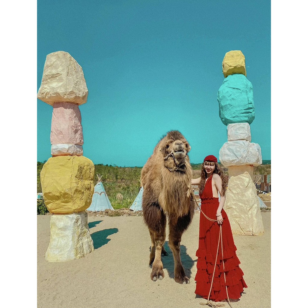 [FREESHIP] Đầm maxi đỏ chân bèo | BigBuy360 - bigbuy360.vn