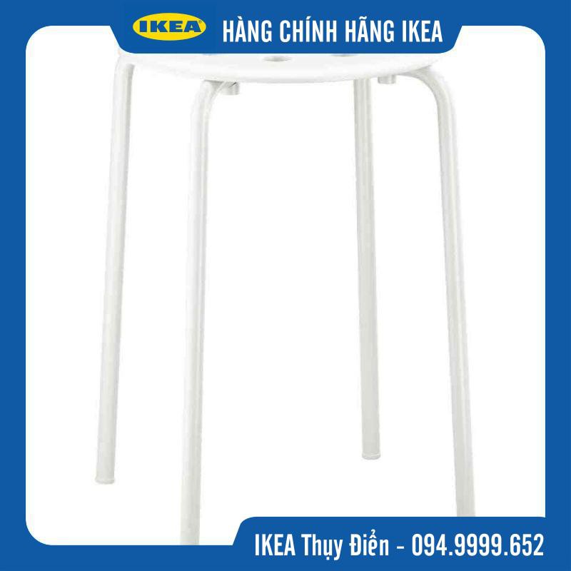 Ghế đôn màu trắng IKEA