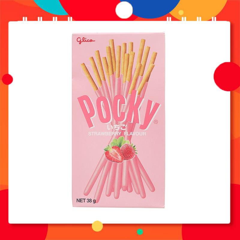 BÁNH QUE POCKY HƯƠNG VỊ DÂU 40G [vantayshop]