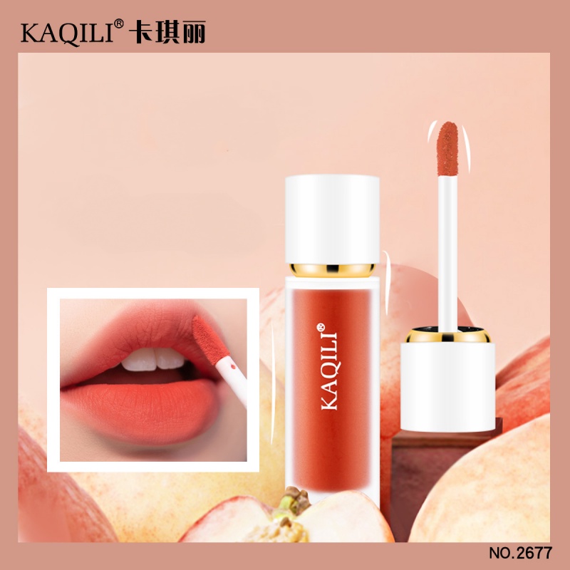 [Hàng mới về] Son kem KAQILI tông lì chống dính cốc lâu trôi