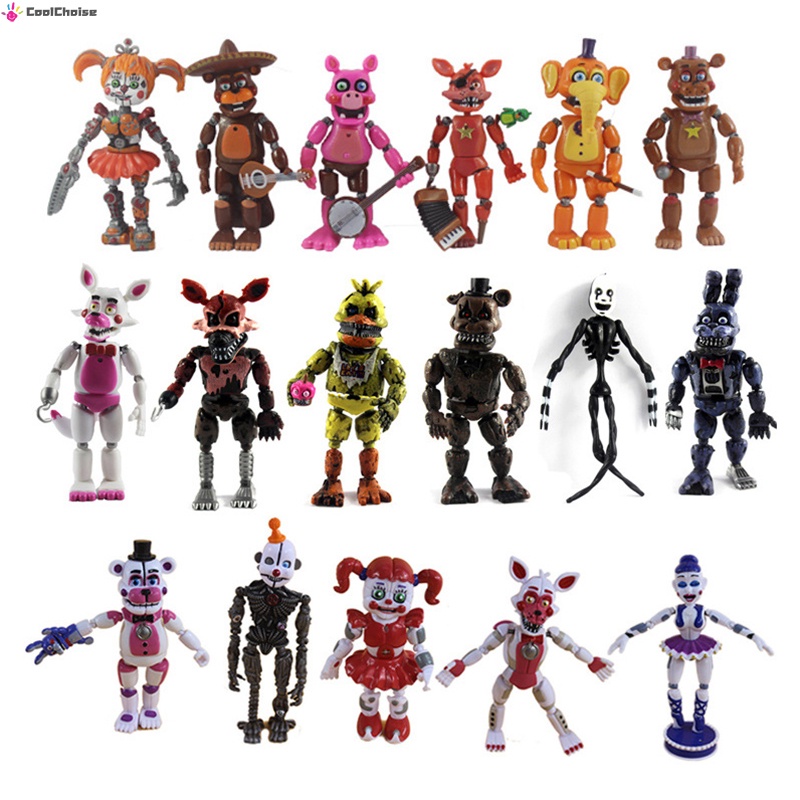 Đồ chơi mô hình nhân vật trong Five Nights at Freddy's
