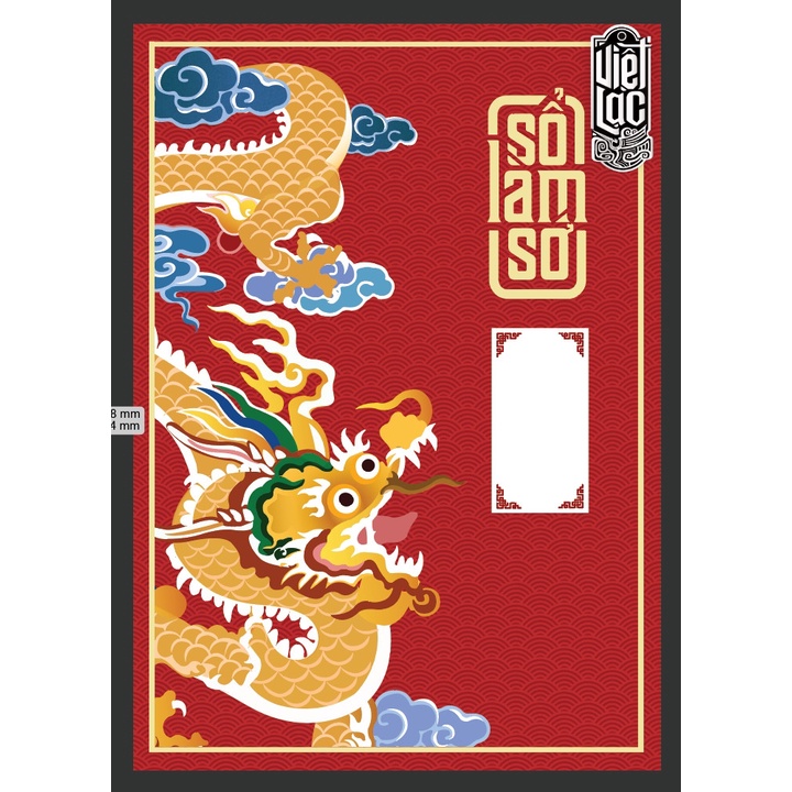 Sổ công đức Sổ ghi bán khoán/ sổ làm sớ/ sổ ghi gia phả  khổ A4 168 trang bìa đỏ
