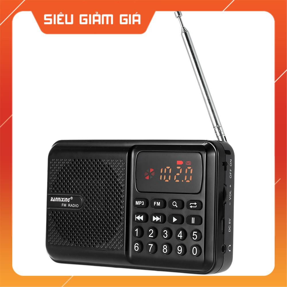 Máy nghe nhạc đa năng USB, thẻ nhớ, đài FM -Tặng củ sạc
