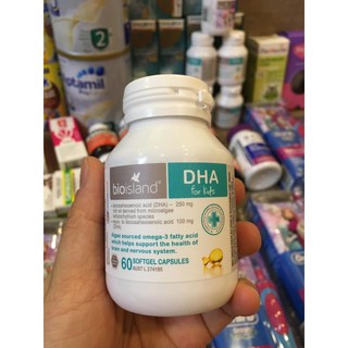 DHA BioIsland 60 Viên Úc cho bé từ 6 tháng trở lên
