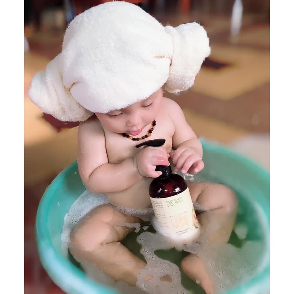Sữa Tắm Gừng Nghệ Tránh Gió Giữ Ấm Cho Con Yêu