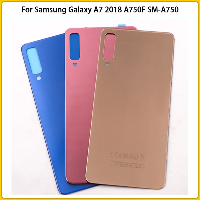 Nắp Lưng Điện Thoại Bằng Kính 3D Dành Cho Samsung Galaxy A7 2018 A750 A750F SM-A750 A750FN A750