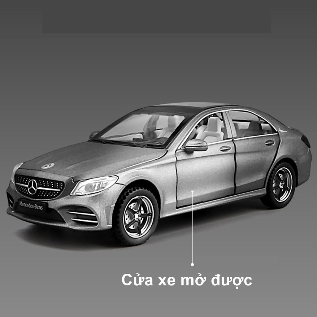 Xe mô hình tỉ lệ 1:32 Mercedes Benz C260L chất liệu kim loại cực đẹp