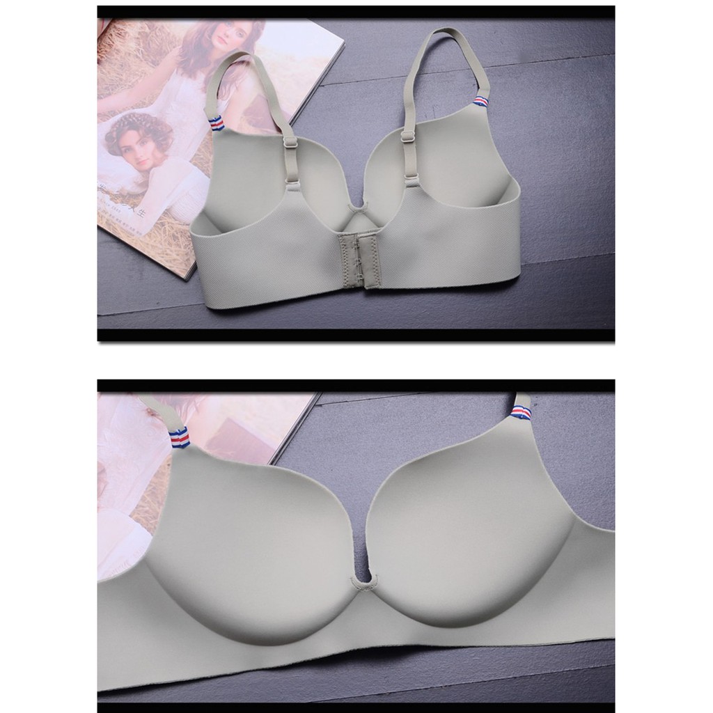 Áo lót nữ đúc su siêu mềm không gọng nâng đẩy ngực JUTSYLE