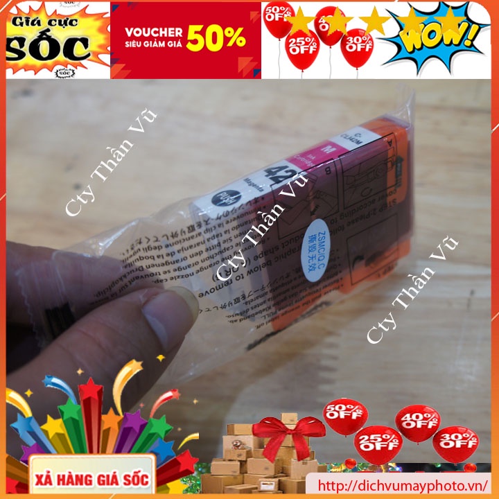 Bộ thỏi nguyên bản mã canon 42 hệ thống dẫn mực ngoài liên tục đã có mực chỉ việc sử dụng chuẩn đẹp bền Kholinhkienmayin