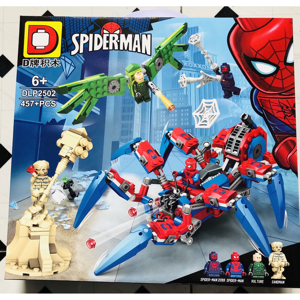 Bộ lego spiderman (457 chi tiết) – Đồ chơi trẻ em