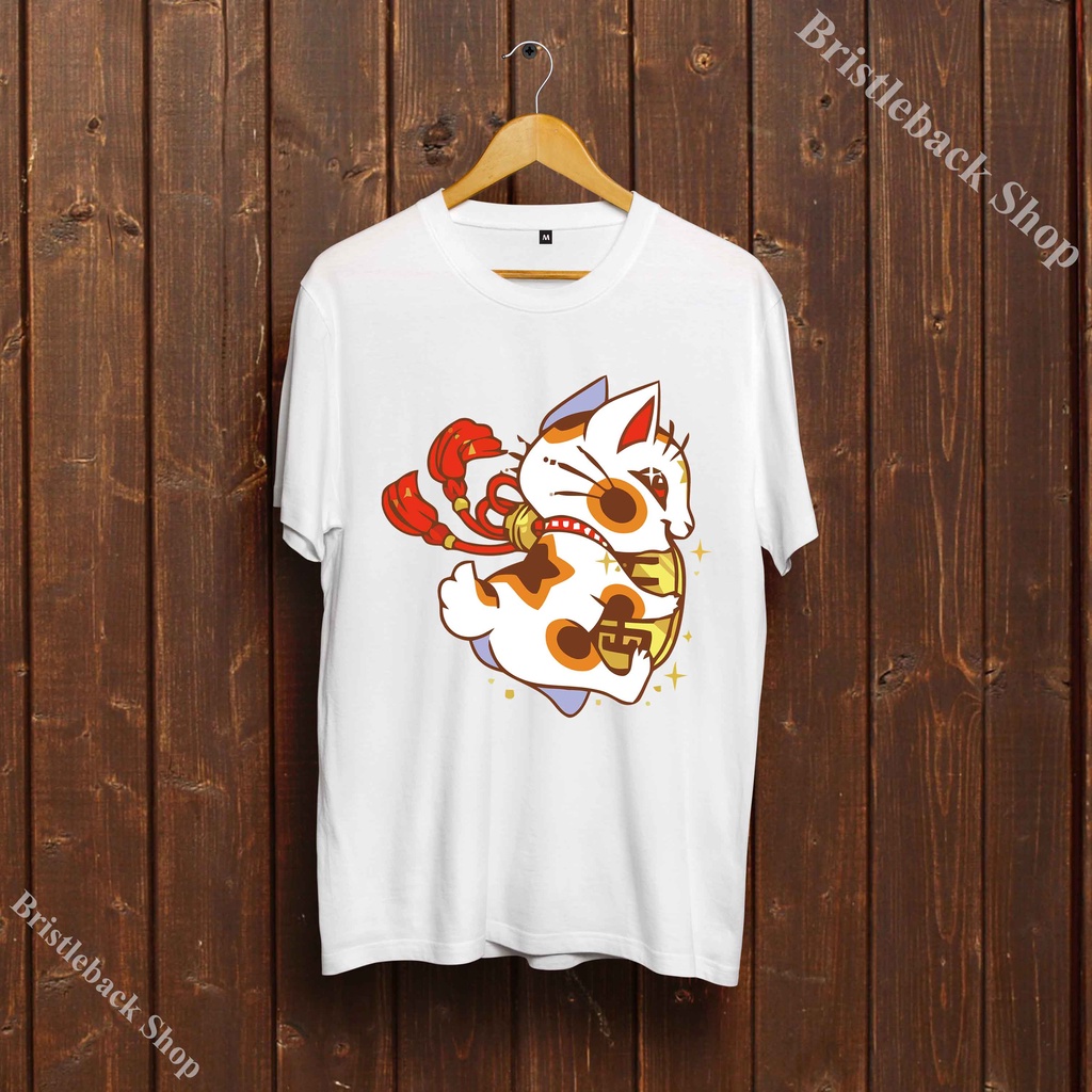 Áo Phông hình Mèo Thần Tài Lucky Cat Unisex đẹp trẻ trung mềm mại phong cách cổ tròn U7LKC009