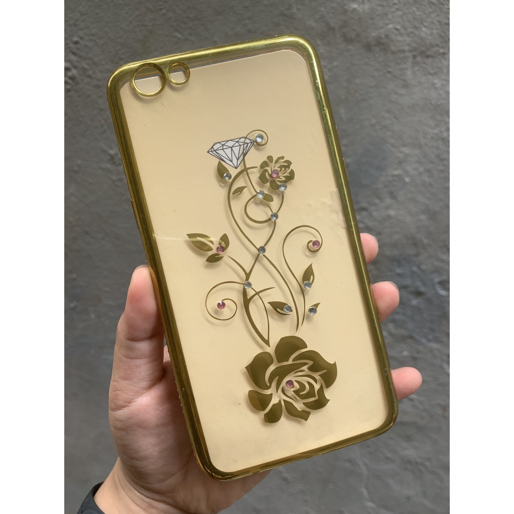 SALE Ốp lưng dẻo VIỀN ĐÍNH ĐÁ HÌNH HOA SAMSUNG A7 2018 S7 C9 A9 PRO A750 A7 2018 NOKIA 5.1 / 5 oppo a59 f1s