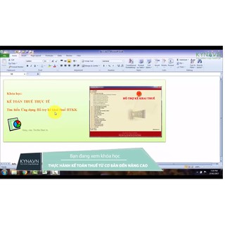 [Voucher - Khóa học Online] Kế toán thuế thực hành [Toàn Quốc]