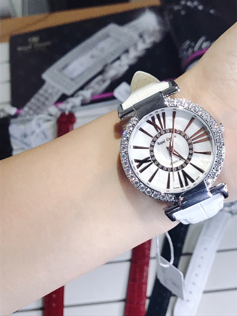 Bộ Sưu Tập Đồng Hồ Nữ Chính Hãng Royal Crown Dây Da 6104ST/3850ST/6116ST | BigBuy360 - bigbuy360.vn