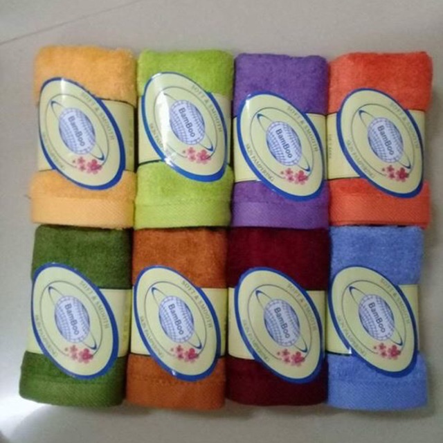 Khăn mặt tre (combo 5 khăn)