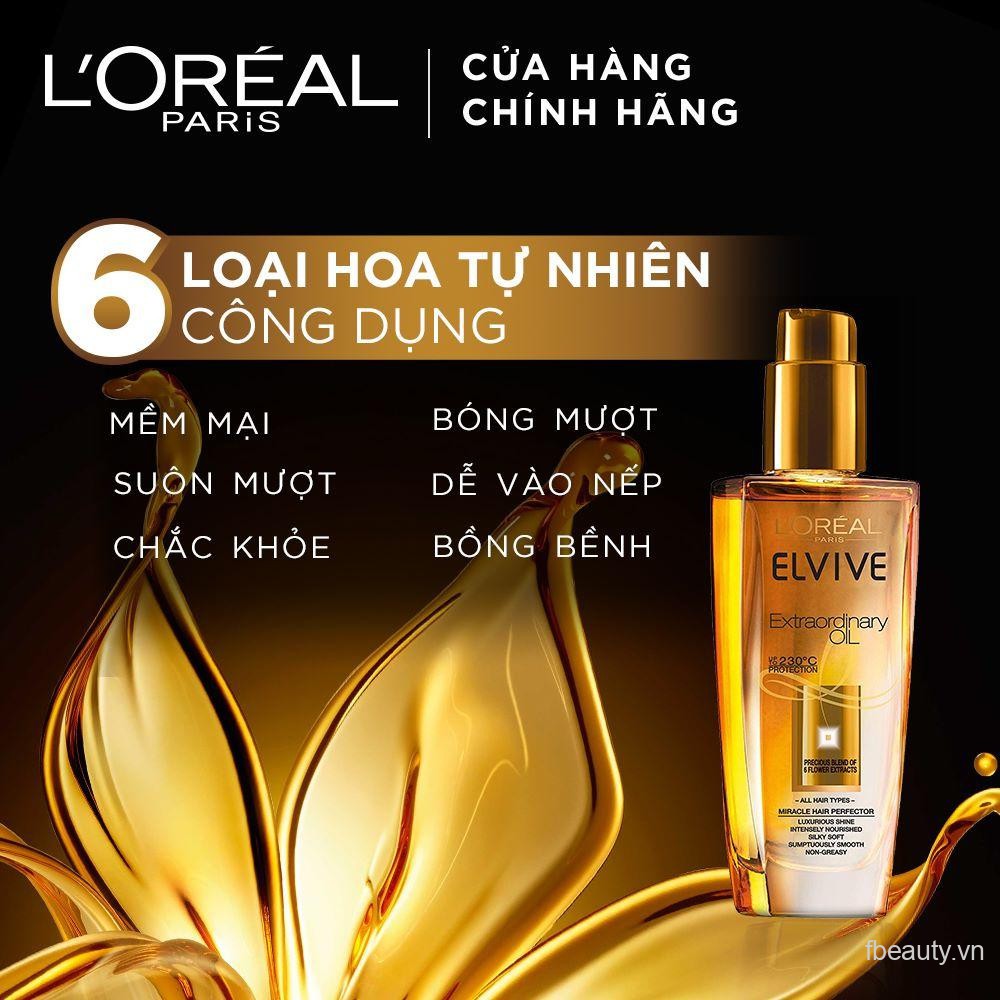 Dầu dưỡng tóc tinh dầu hoa tự nhiên Loreal Elseve Extraordinary Oil 100ml