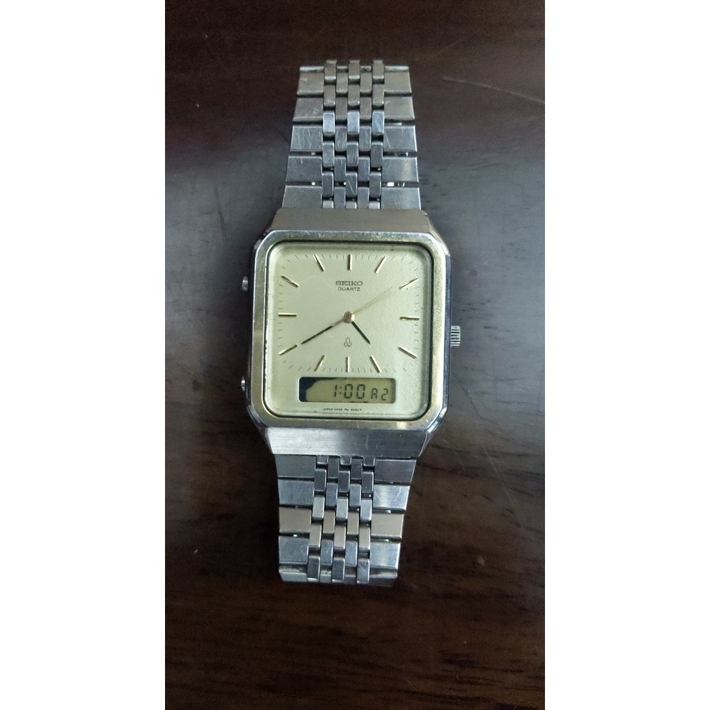 Đồng hồ si nam nữ Nhật Citizen Seiko Alba hàng 2hand chạy pin hoặc cơ mặt vuông/tròn link 2