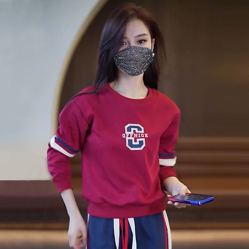 Set Đồ Thể Thao Hai Món Dáng Rộng Thời Trang Mùa Thu 2022 Cho Nữ