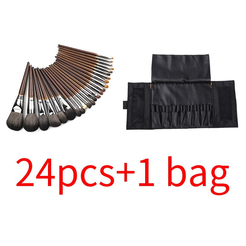 Bộ 24 cọ trang điểm OVW XQ1-24 + 16C và túi đựng cọ trang điểm chuyên nghiệp