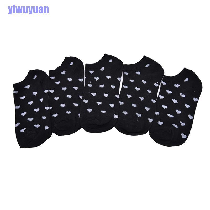 Bộ 5 Đôi Vớ Ngắn Màu Kẹo Ngọt Dễ Thương Dành Cho Nữ