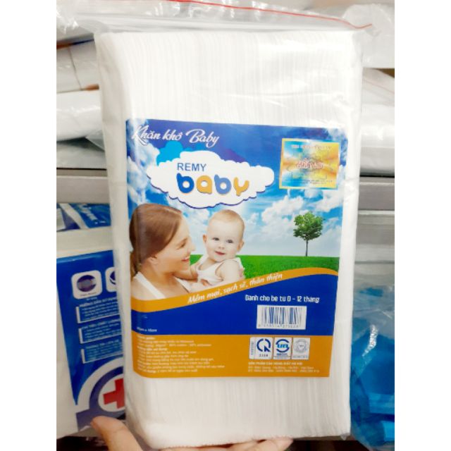 Khăn vải khô đa năng Remy baby vải ko dệt Malaysia 300g