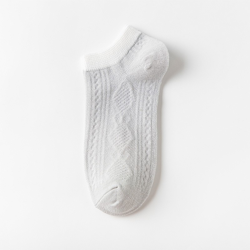 [Set 5] Tất vớ nữ gân hoa văn nhiều màu TN45