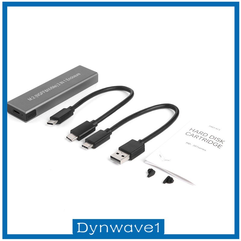 [DYNWAVE1] M.2 NVME to USB 3.1 Enclosure Adapter Converter for 2230 NVMe SSD 2TB 10Gbps