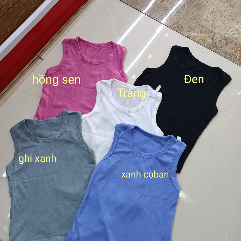 Áo 3 lỗ cotton cho bé