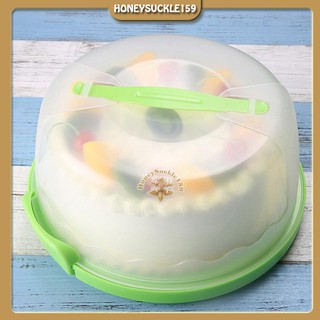 Khay Nhựa Đựng Bánh Có Tay Xách/Hộp Nhựa Đựng Bánh Cầm Tay 30cm