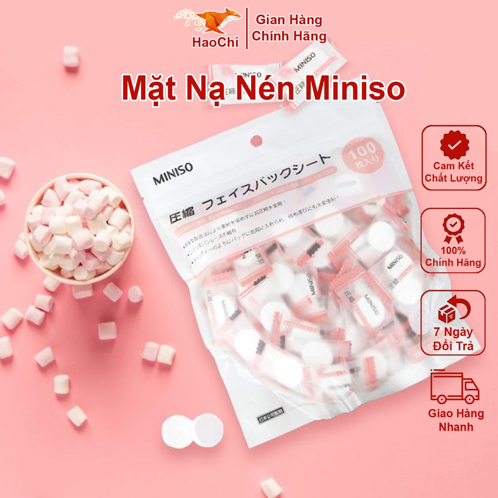 Mặt Nạ Giấy Nén Miniso