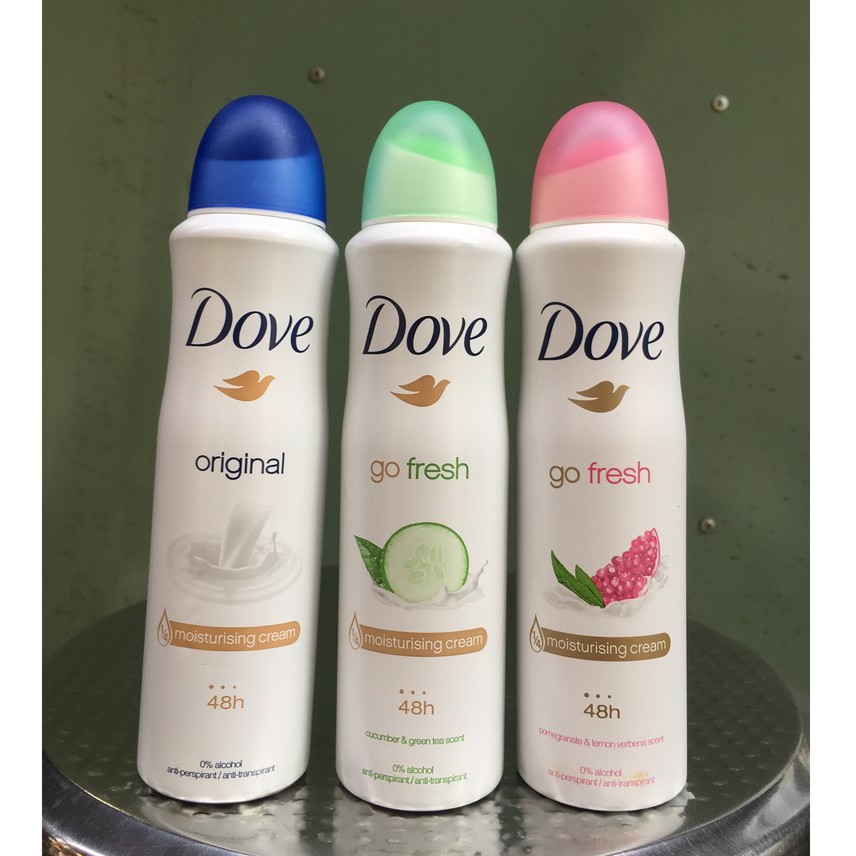 Xịt khử mùi Dove dành cho nữ 48H 150ml