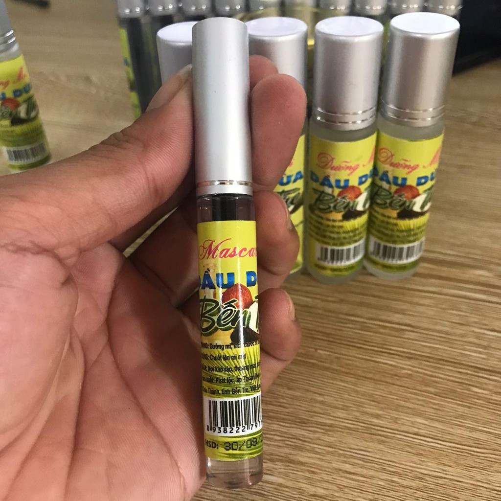 Chuốt mi dầu dừa (macara dầu dừa) tự nấu / Loại 10ml ( có tem đẹp )