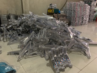 10 Móc quần áo Loại Đại Móc nhôm treo quần áo dày dài 40cm - VIỆT HƯNG
