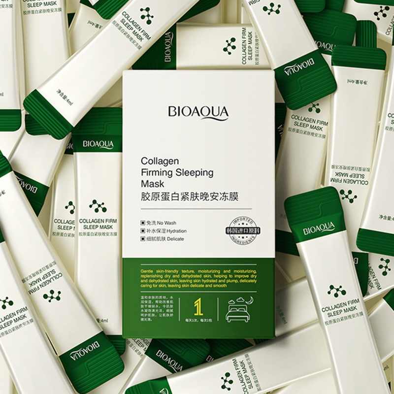 Set 20 Mặt Nạ collagen Làm Trẻ Hóa Làn Da Công Thức Hàn Quốc Giúp Giảm Thâm Mụn Se Khít Lỗ Chân Lông Làm Săn Chắc Da Yr