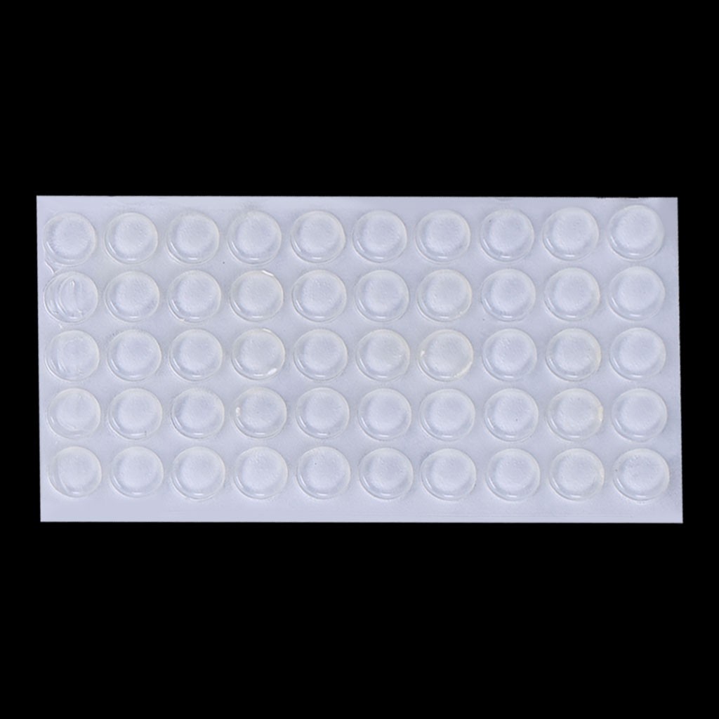 Bộ 50 nút chặn cửa tủ bằng silicon