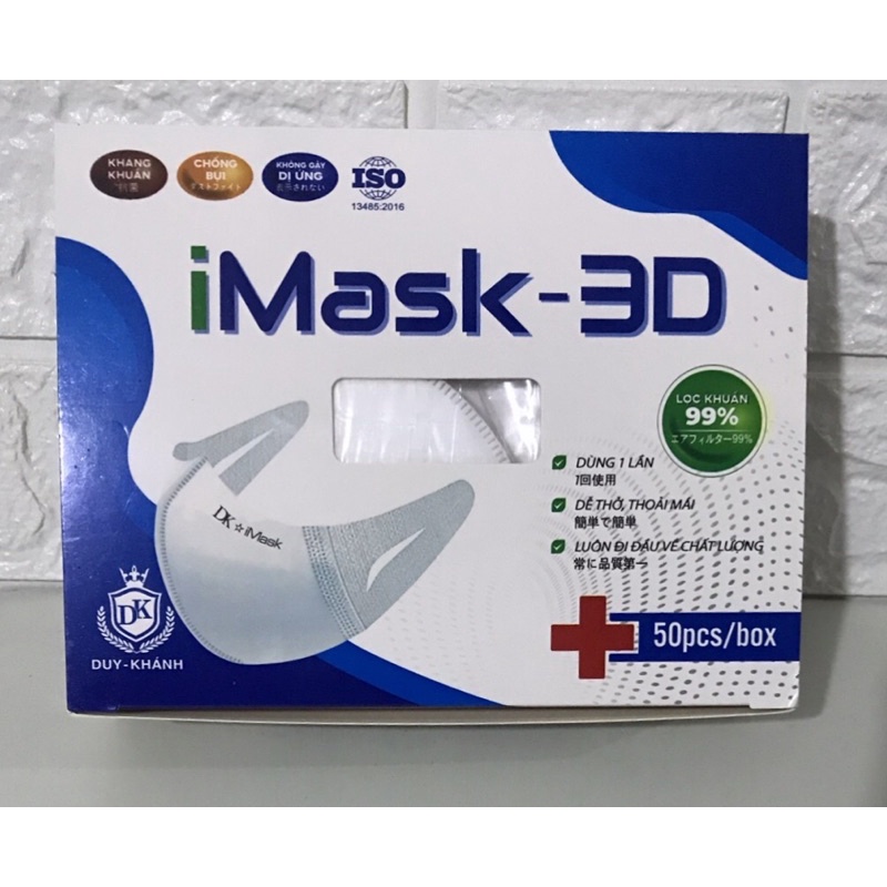 Khẩu trang 3D MASK (hộp 50 chiếc)-Hàng chuẩn công ty