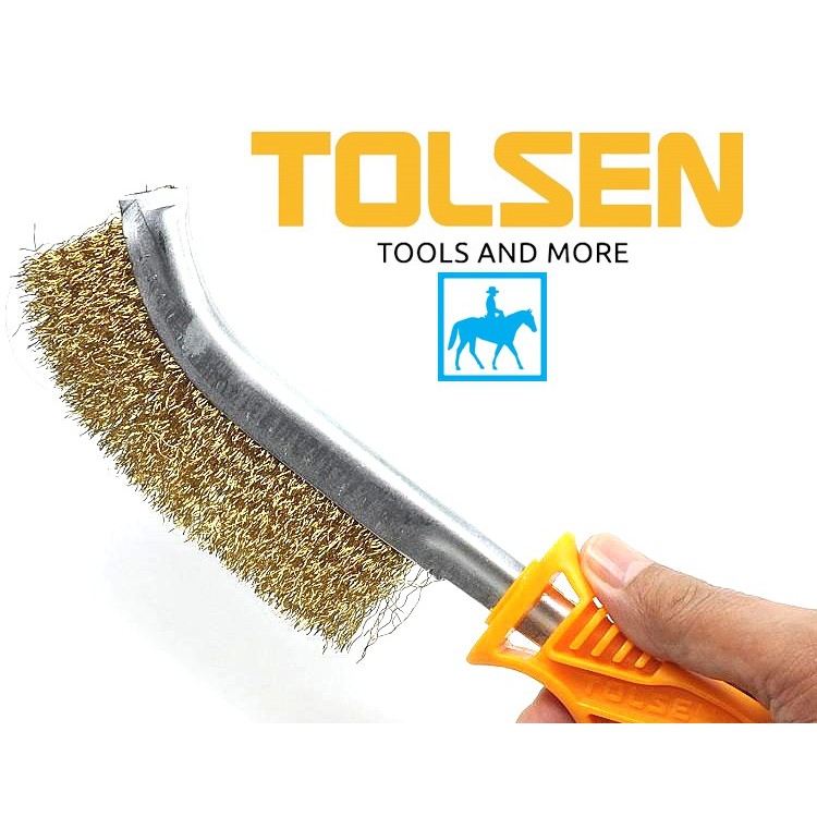 TOLSEN Bàn Chải Thép Đồng 250mm 32060